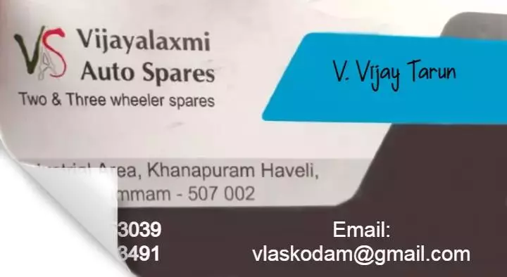 Vijayalaxmi Auto Spares in Khanapuram Haveli, Khammam