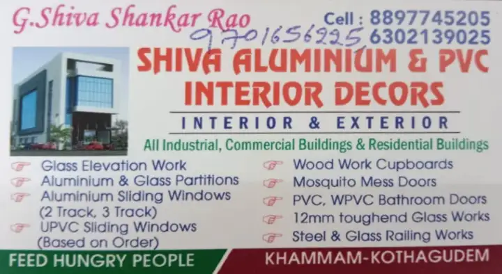 Shiva Aluminium and PVC Interior Decors in Bus Stand