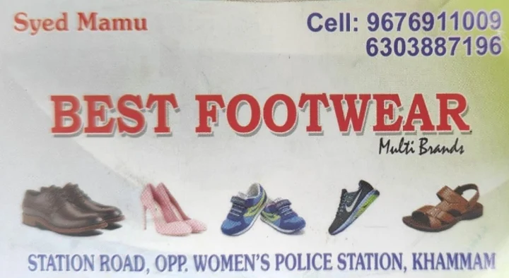 best footwear station road in khammam,Station Road In Khammam