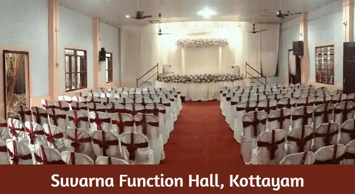 Suvarna Function Hall in Amalagiri, Kottayam