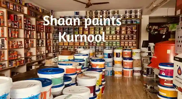 Paint Shops in Kurnool  : Shaan Paints in Balaji Nagar