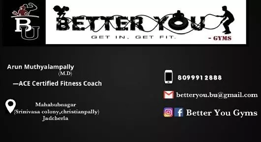 Weight Loss Centres in Rajahmundry (Rajamahendravaram) : Better You (Gym for Men and Women) in Christianpally