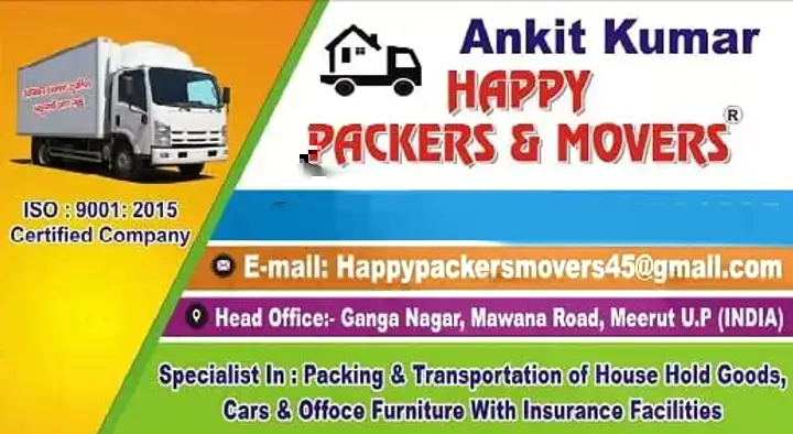 Packers And Movers in Meerut  : Happy Packers And Movers in Mawana Road