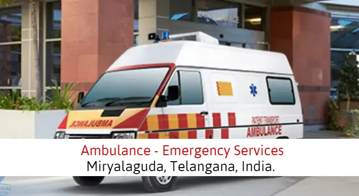 Shiva Sai Ambulance Service in Ashok Nagar, Miryalaguda