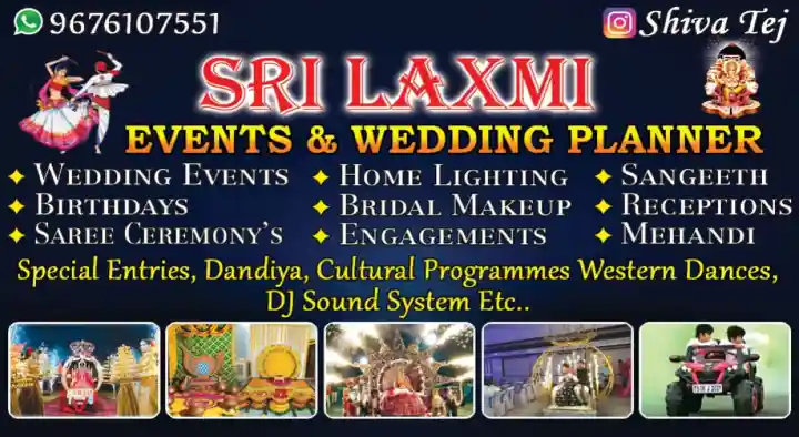 Event Planners in Nalgonda  : Sri Laxmi Events and Wedding Planner in Ramagiri