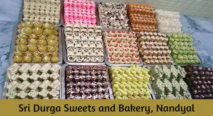Sweets And Bakeries in Nandyal  : Sri Durga Sweets and Bakery in Farook Nagar