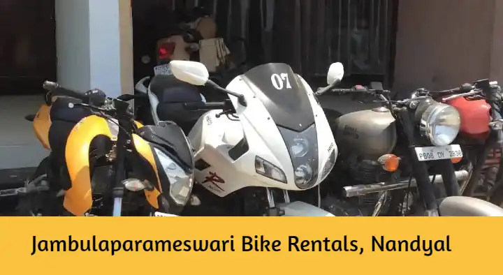 Jambulaparameswari Bike Rentals in Sanjeev Nagar, Nandyal