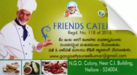 Caterers in Nellore  : Friends Catering in NGO Colony