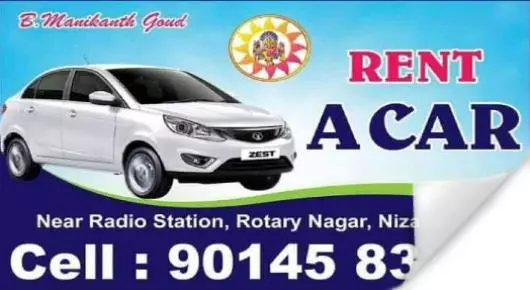 Indica Car Taxi in Nizamabad  : Manikanta Tours and Travels in Rotary Nagar