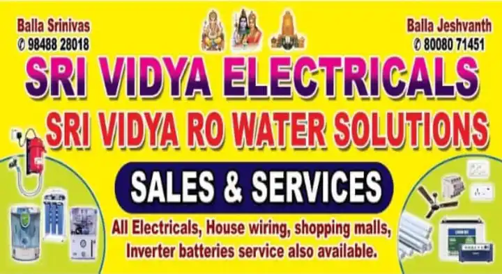 Sri Vidya RO Water Solutions and Electricals in Kotagally