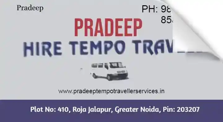 Car Rental Services in Noida  : Pradeep Hire Tempo Travels in Roja Jalapur