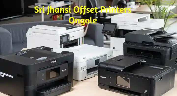 Printers in Ongole  : Sri Jhansi Offset Printers in Trunk Road