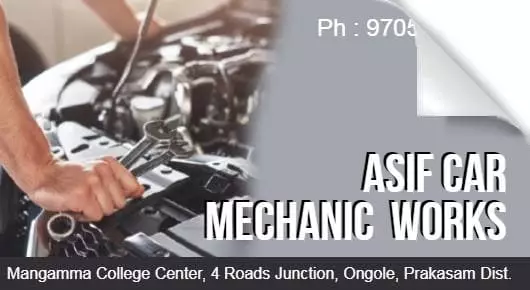 Automobile Spare Parts Dealers in Ongole  : Asif Car Mechanic Works in Mangamma College Junction