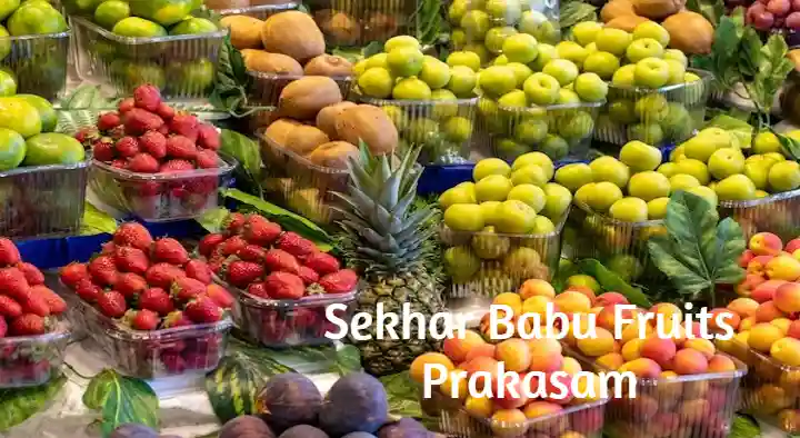 Fruit Dealers in Prakasam  : Sekhar Babu Fruits in Kothapeta