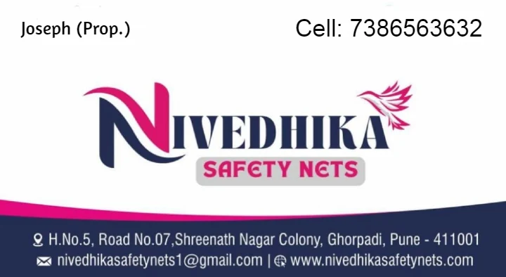 Anti Bird Protection Safety Net Dealers in Pune  : Nivedhika Safety Nets in Ghorpadi