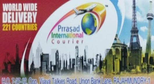 International Courier Services in Rajahmundry (Rajamahendravaram) : Prrasad International Courier in Tyagaraja Nagar