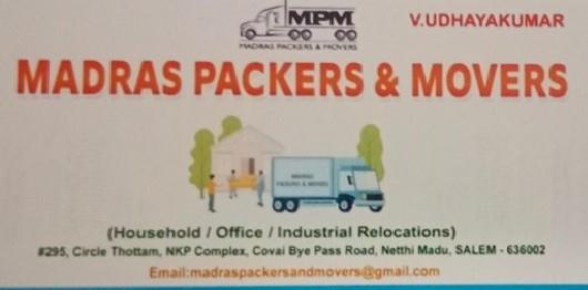 Madras Packers And Movers in Netthi Padu, Salem