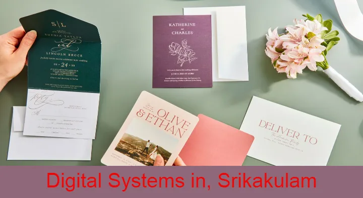 Invitation Cards in Srikakulam  : Digital Systems in Gudi Veedhi