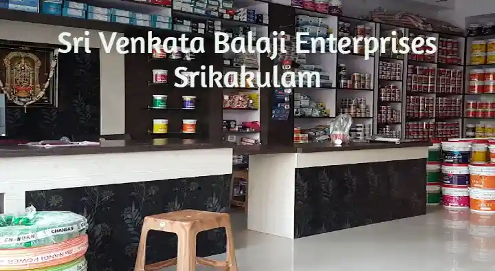 Paint Shops in Srikakulam  : Sri Venkata Balaji Enterprises in ZP Road