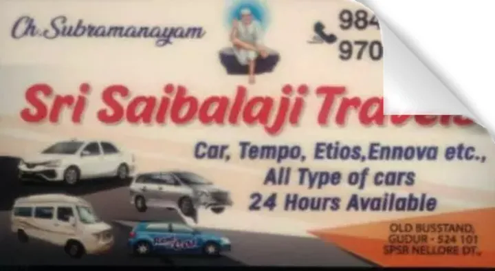 Taxi Services in Nellore  : Sri Sai Balaji Travels in Gudur