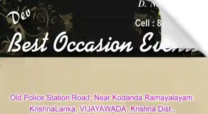 Dev Best Occasion Events in Krishna Lanka, Vijayawada