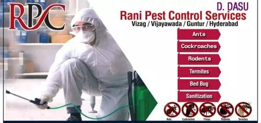 Pest Control Services in Vijayawada (Bezawada) : Rani Pest Control Services in Gunadala