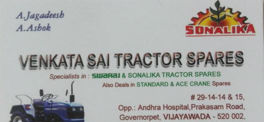 Automobile Spare Parts Dealers in Vijayawada (Bezawada) : Venkata Sai Tractor Spares in Governorpet