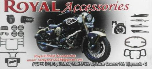 Automobile Spare Parts Dealers in Vijayawada (Bezawada) : Royal Accessories in Governorpet
