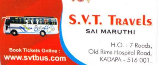 SVT Travels in 1Town, Vijayawada