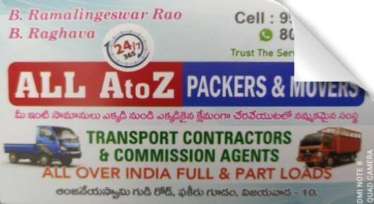 All A to Z Packers and Movers in Labbipet, Vijayawada
