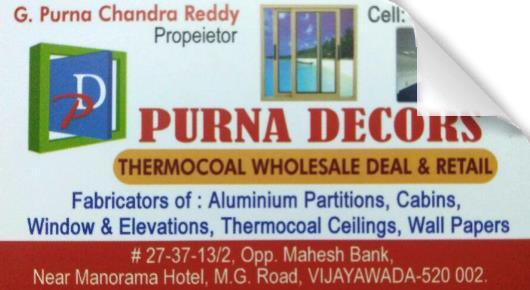Purna Dcors in Governorpet, Vijayawada