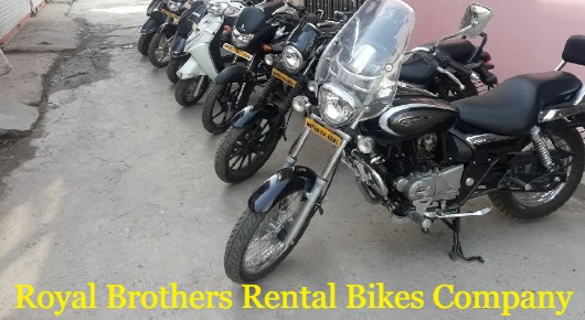 Bike Rentals in Vijayawada (Bezawada) : Royal Brothers Rental Bikes Company in Veterinary Colony