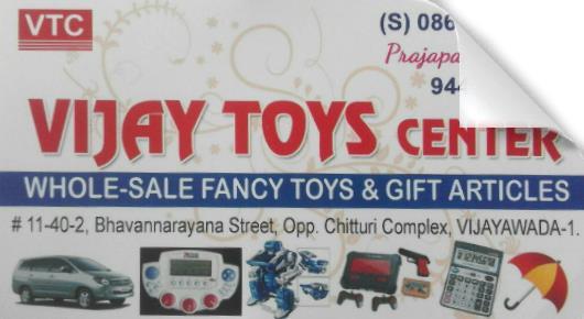 Vijay Toys Center in Bhavannarayana Street, vijayawada