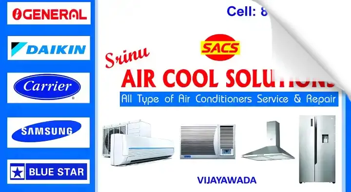 Ac Repair And Service in Vijayawada (Bezawada) : Srinu Air Cool Solutions in Patamata