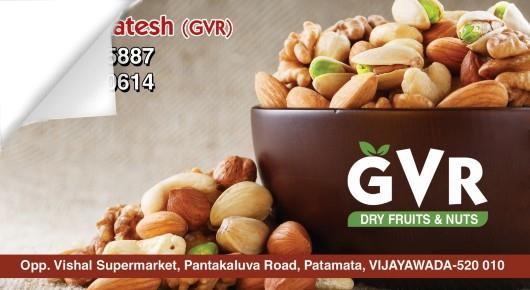 Dry Fruit Shops in Vijayawada (Bezawada) : GVR Dry Fruits and Nuts in Pantakaluva Road