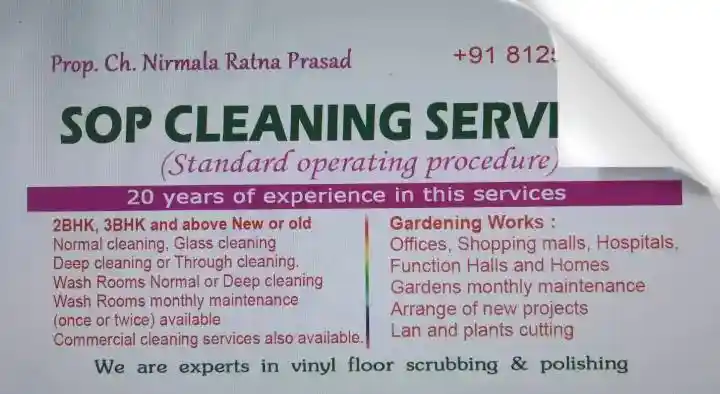 Home Cleaning Services And Products in Vijayawada (Bezawada) : SOP Cleaning Services in Benz Circle