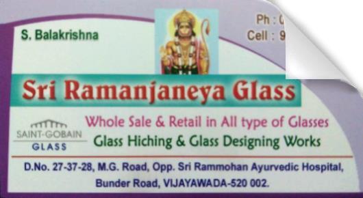 Sri Ramanjaneya Glass in Bandar Road, Vijayawada