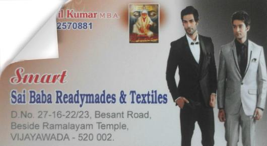 Smart Sai Baba Readymades and Textiles in Governorpet, Vijayawada
