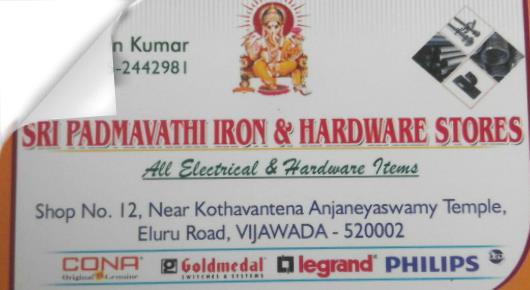 Sri Pasmavathi Iron and Hardware Stores in Eluru Road, Vijayawada