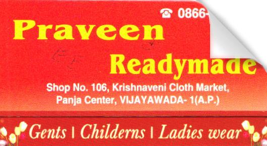 Praveen Readymade in Panja Centre, Vijayawada