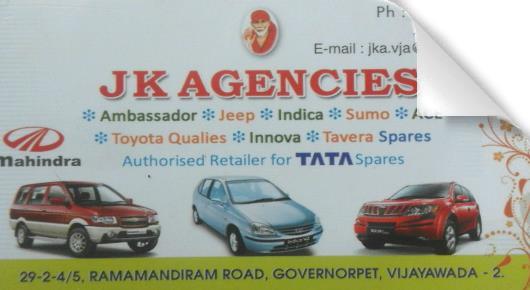 Automobile Spare Parts Dealers in Vijayawada (Bezawada) : Jk Agencies in Governorpet