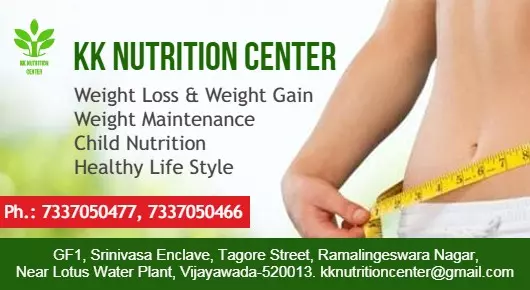Nutrition And Weight Management Services in Vijayawada (Bezawada) : KK Nutrition Center in Ramalingeswara Nagar 