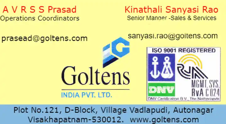 In Situ Machining Services in Visakhapatnam (Vizag) : Goltens India Pvt Ltd in Auto Nagar