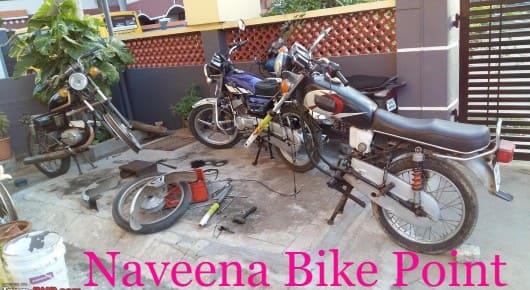 Bike Repair Services in Visakhapatnam (Vizag) : Naveena Bike Point in Anakapalli