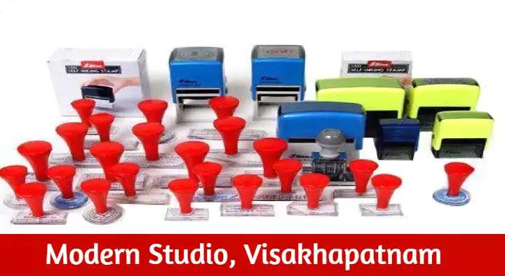 Stamps And Id Cards Manufacturers in Visakhapatnam (Vizag) : Modern Studio in Akkayyapalem