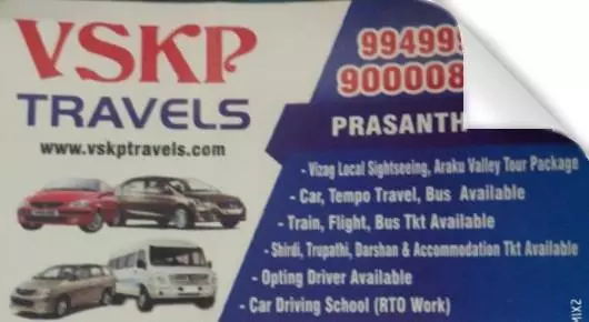 Bus Ticket Booking in Visakhapatnam (Vizag) : VSKP Travels in China Waltair