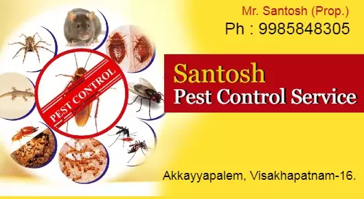 Pest Control Services in Visakhapatnam (Vizag) : Santosh Pest Control Service in Akkayapalem