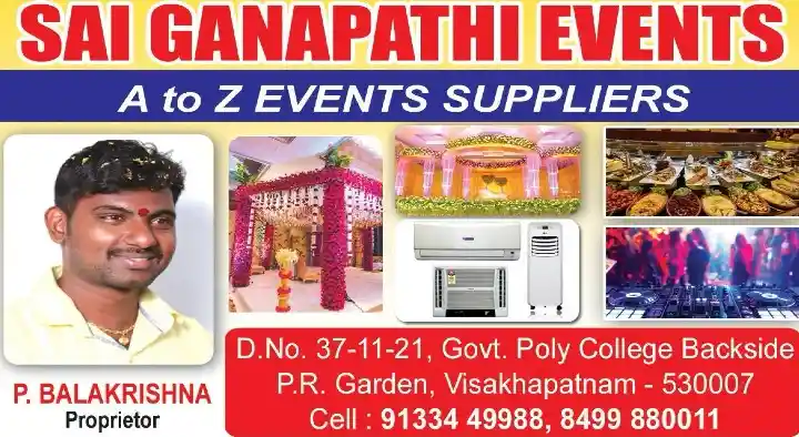Function Lighting Decoration in Visakhapatnam (Vizag) : Sai Ganapati Events in Pattabhi Rami Garden 