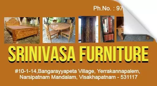 Furniture Shops in Visakhapatnam (Vizag) : Srinivasa Furniture in Narsipatnam