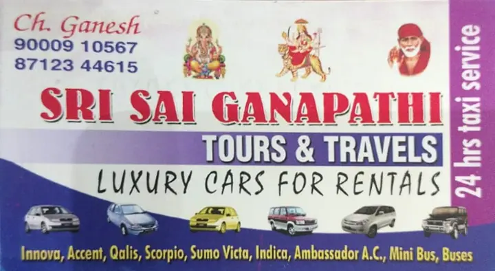 Sri Sai Ganapathi Tours and Travels in Gajuwaka, Visakhapatnam (Vizag)